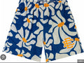 EE Basic Short Blue Daisies Yellow