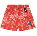 EE BASIC SHORT RED PAISLEY