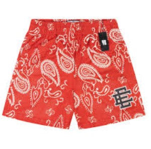 EE BASIC SHORT RED PAISLEY