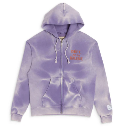 Gallery Dept. French Zip Hoodie - Purple
