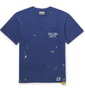 Gallery Dept. Paint splatter logo Blue