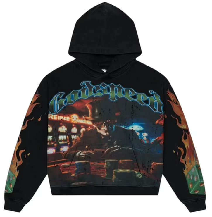 Godspeed Life's A Gamble Hoodie Black