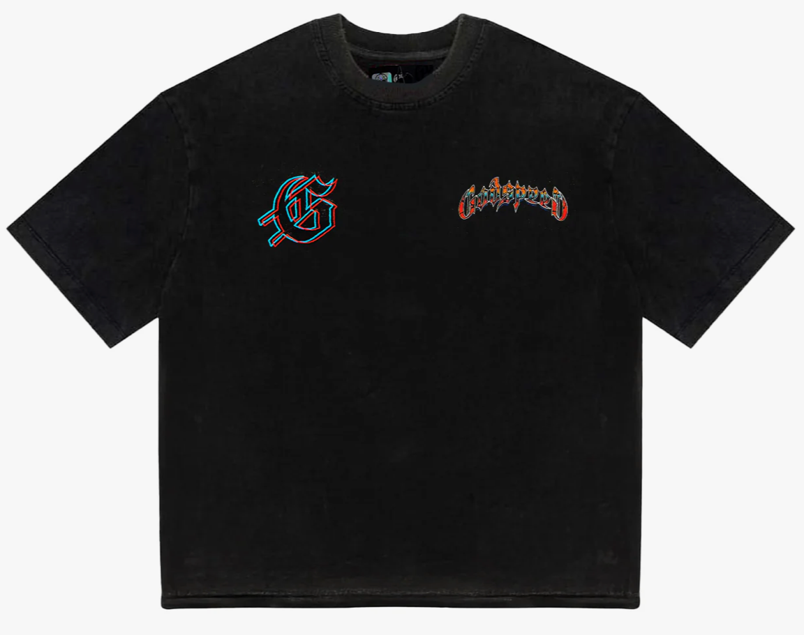 Godspeed Natural Disaster Tee Black