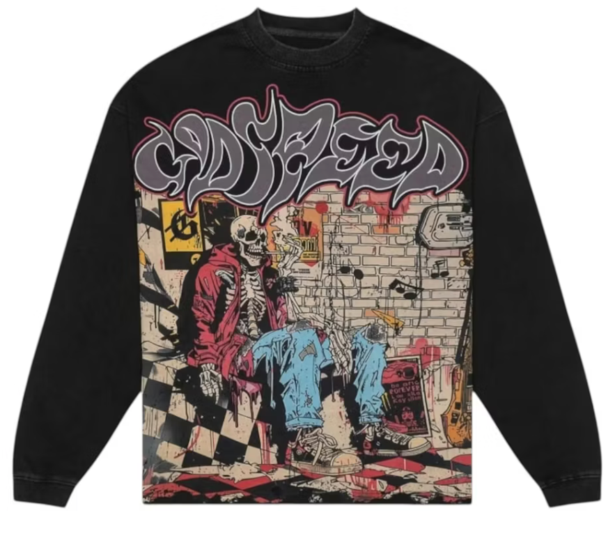 Godspeed Stoner L/S Tee Black
