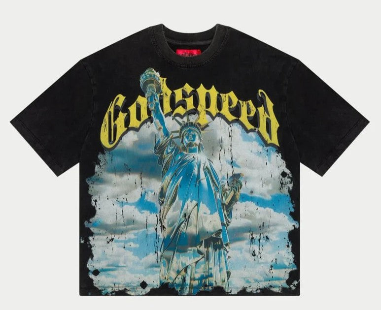 Godspeed Chrome Liberty T-shirt Black