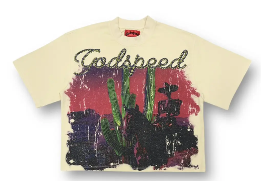Godspeed West World Tee - Cream