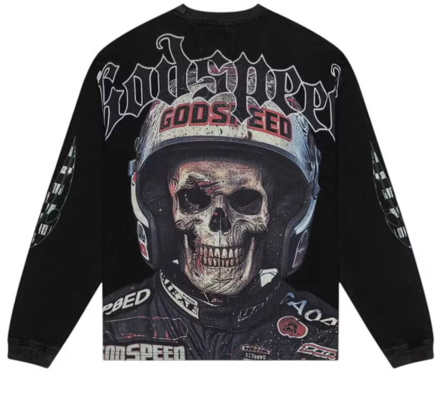 Godspeed Crashout L/S Tee Black