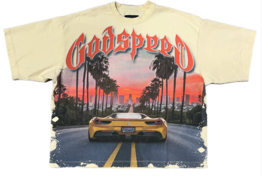Godspeed Sunset Blvd Tee Cream