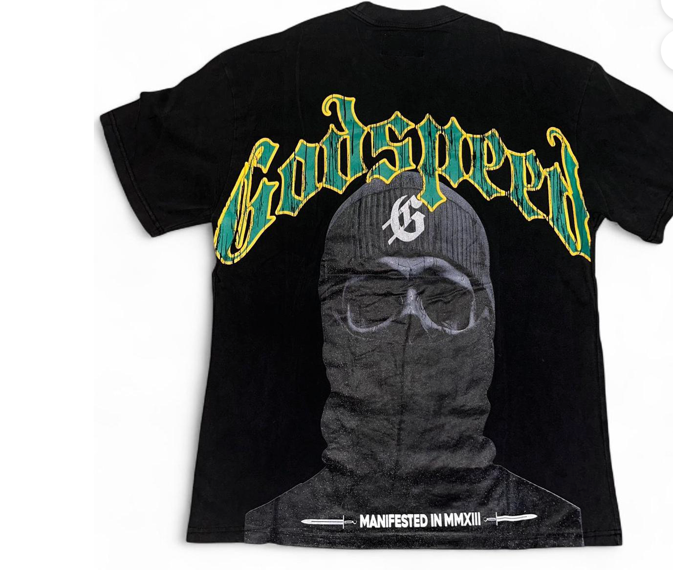 Godspeed Balaclava Tee Black/Green
