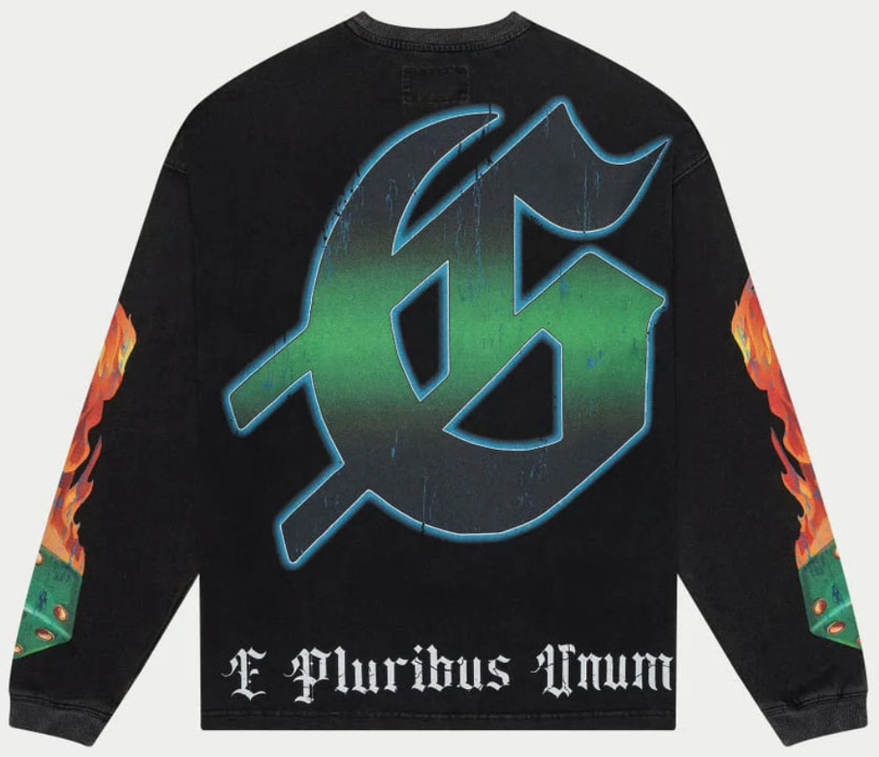 Godspeed Lifes a Gamble L/S Tee Black