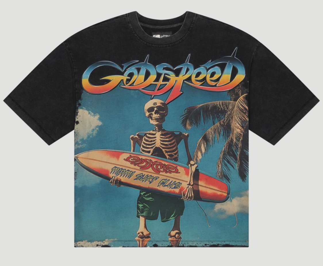 Godspeed Miami Surf Club Tee Black