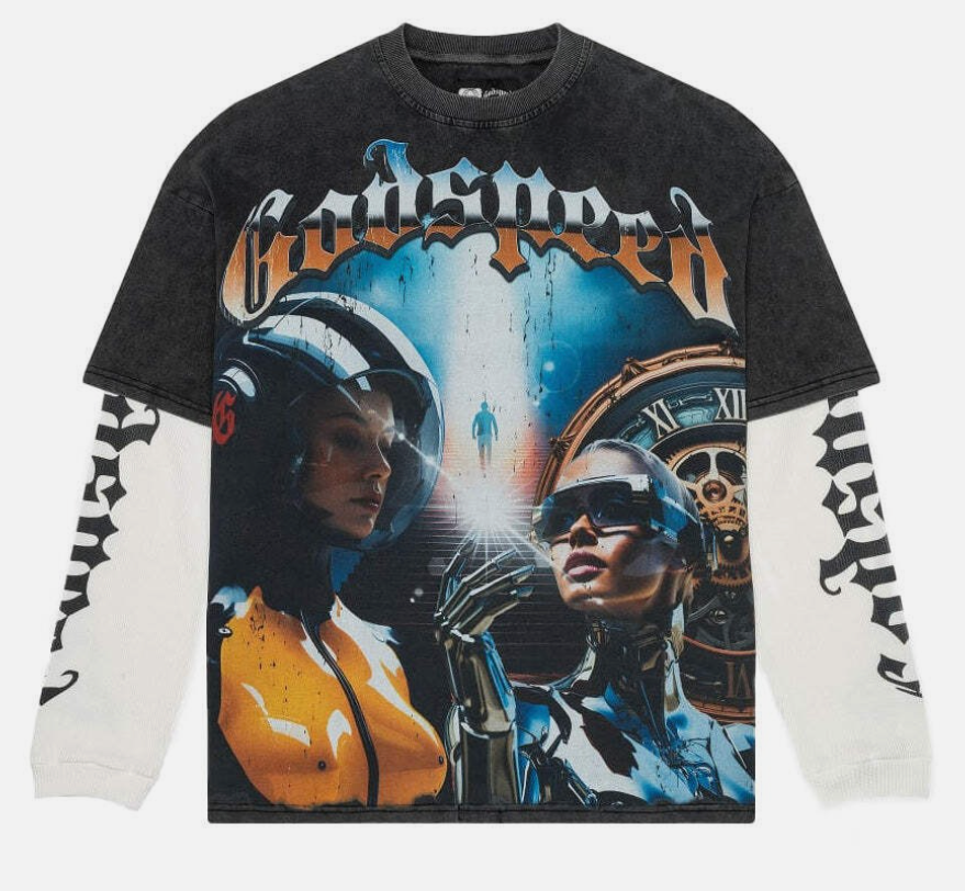 Godspeed Chosen One Thermal Tee Black