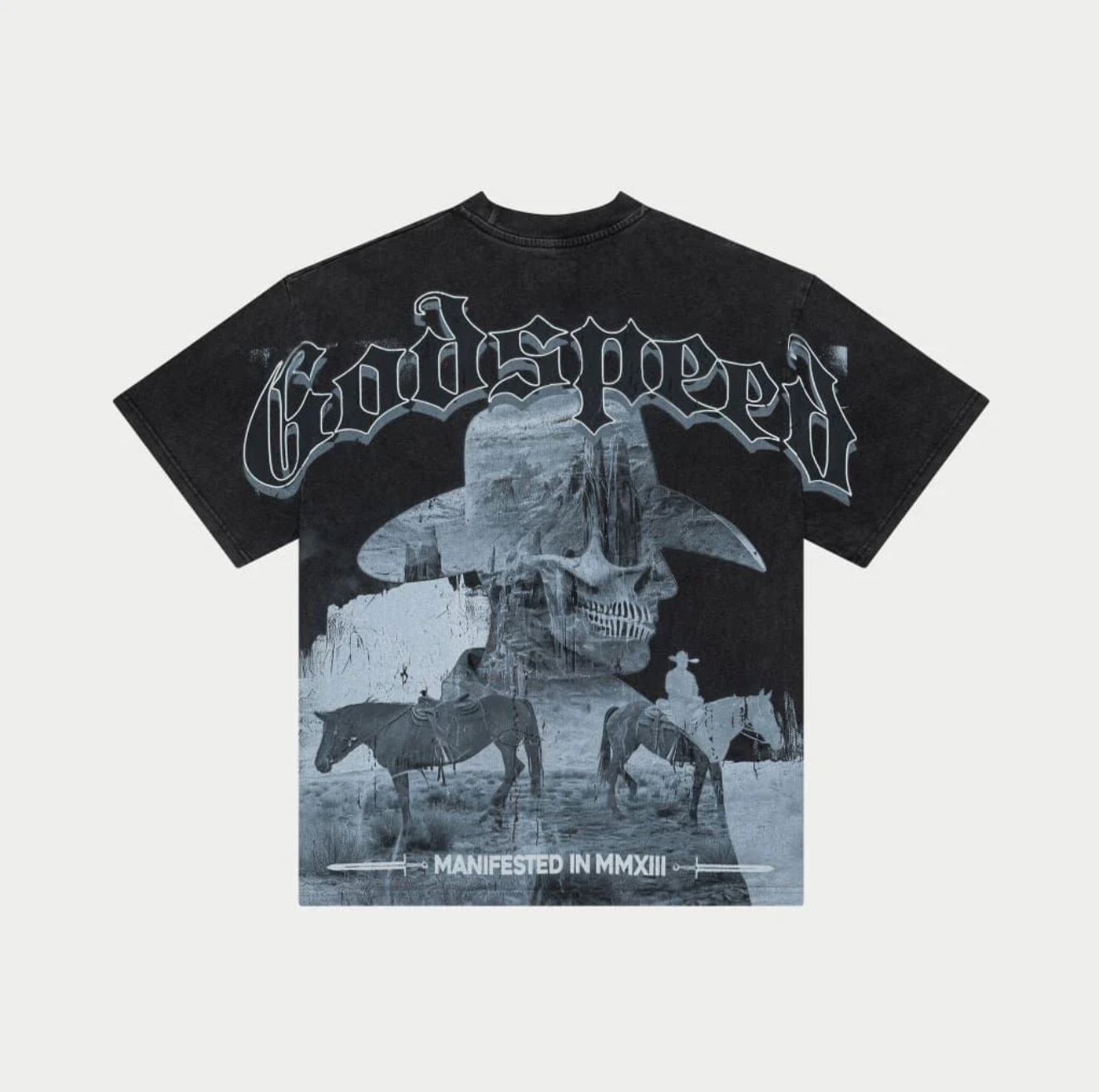 Godspeed Once upon a time tee Black