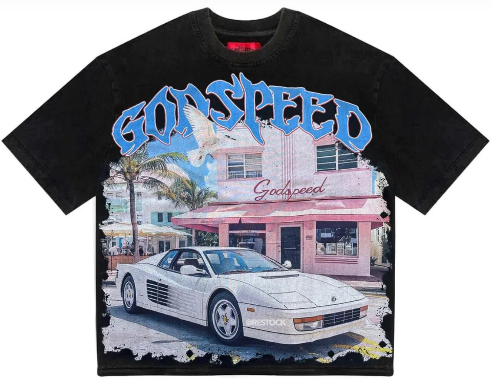 Godspeed Miami Exclusive Rarri Tee Black