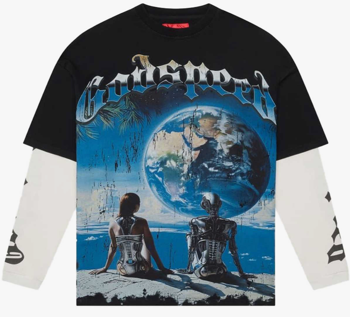 Godspeed artificial love l/s tee black