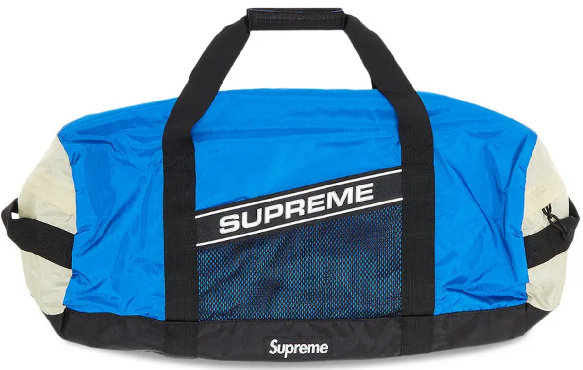 Supreme 3D Logo Duffle Bag Blue