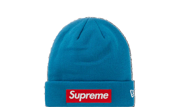 Supreme New Era Box Logo Beanie (FW22) - Blue