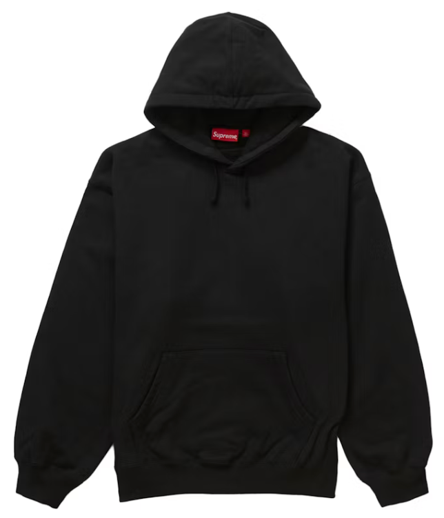 Supreme Applique Hoodie Black/Black