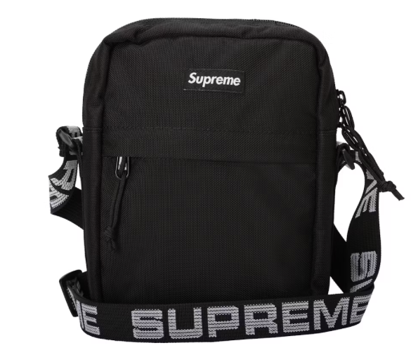 SUPREME  SHOULDER BAG Black SS18
